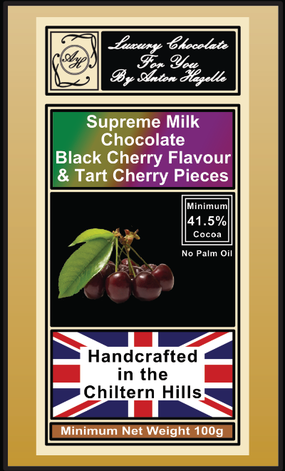 41.5% Supreme Milk Chocolate Tart Cherry Pieces